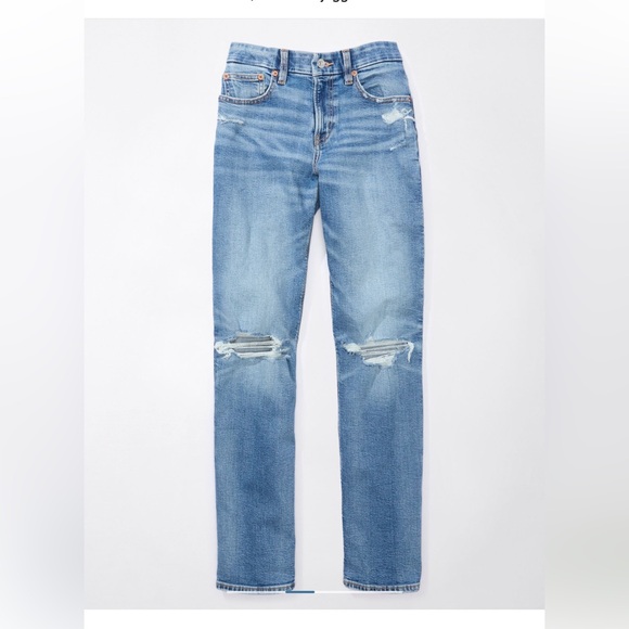 Stretch Curvy Ripped Straight Jean - Picture 4 of 8